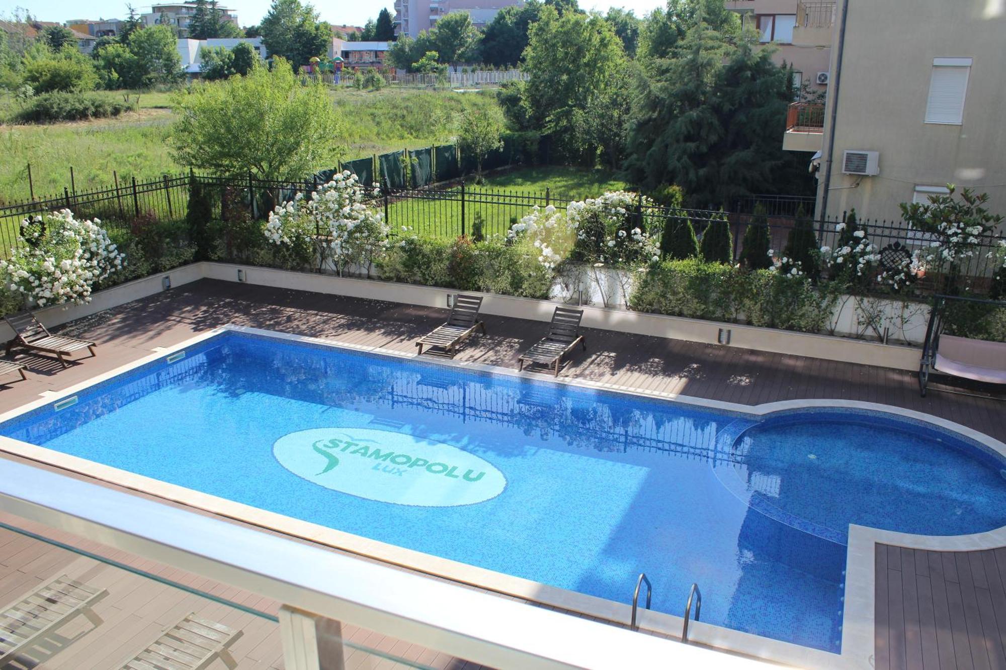 Apartments Stamopolu Lux With Pool View Приморсько Екстер'єр фото