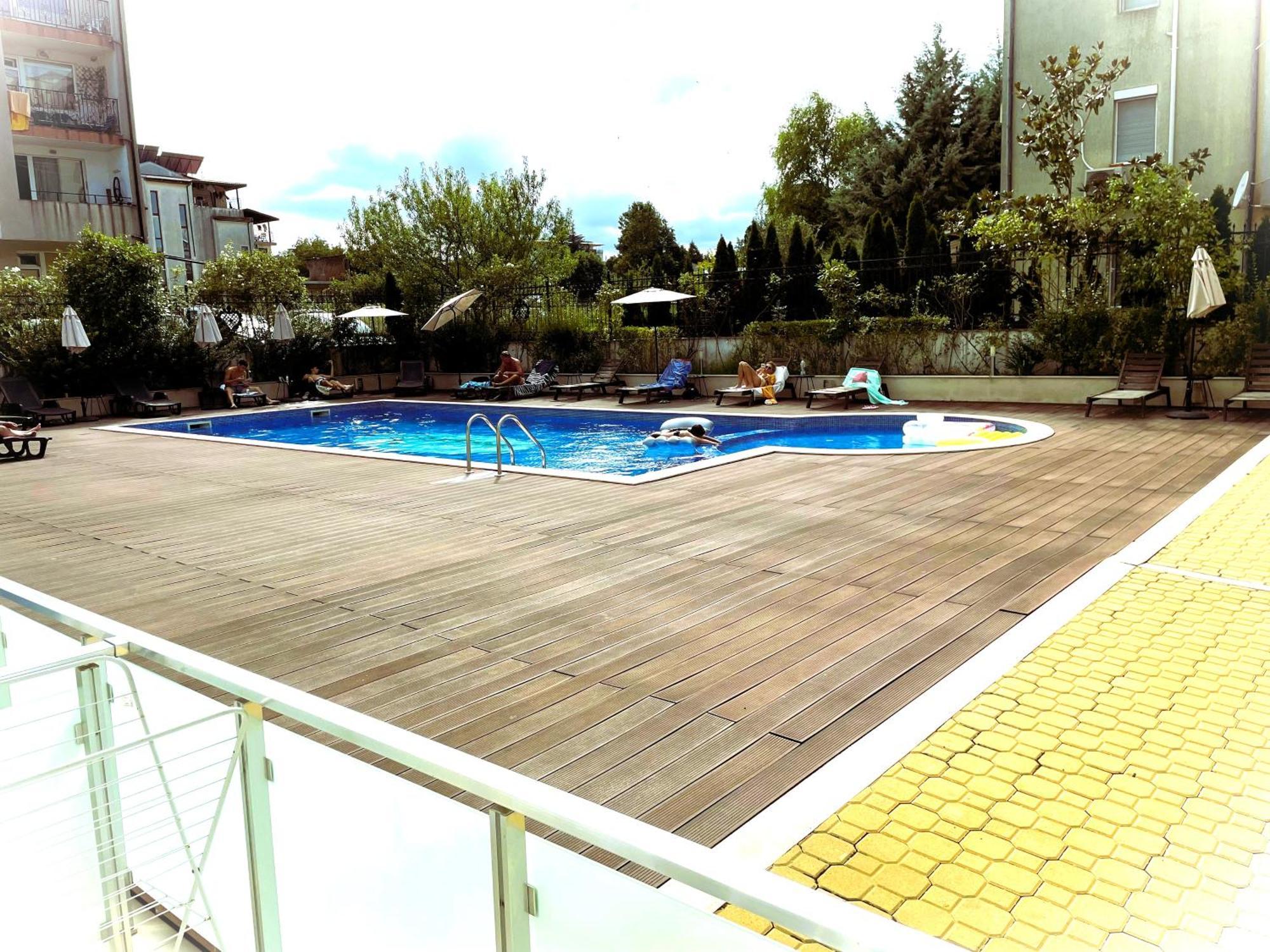 Apartments Stamopolu Lux With Pool View Приморсько Екстер'єр фото