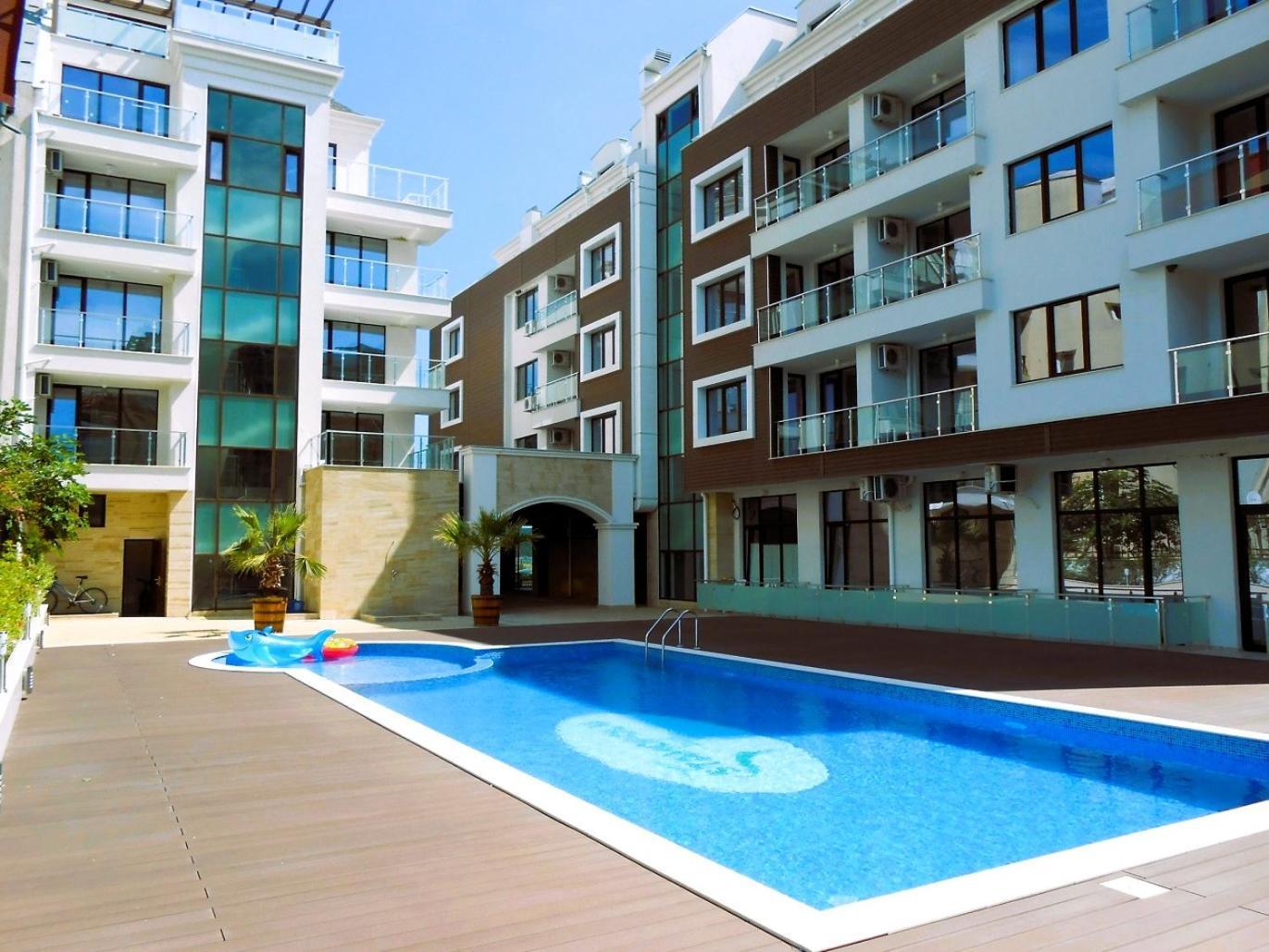 Apartments Stamopolu Lux With Pool View Приморсько Екстер'єр фото